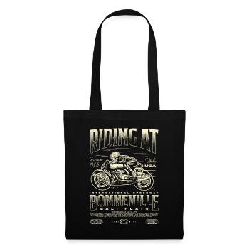 Bonneville Salt Flats Motorrad Geburtstag 1925 - Stoffbeutel - Schwarz - Vorne