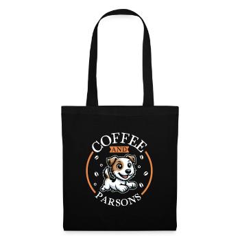 Coffee and Parson Russell Terrier - Tote Bag - black - Front