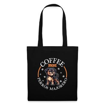 Café et Majorero Canario - Sac en tissu - noir - Devant