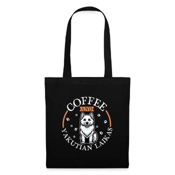 Coffee and Yakutskaya Laika - Tote Bag - black - Front