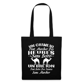 Breton can drink for hours without walking - Tote Bag - black - Front