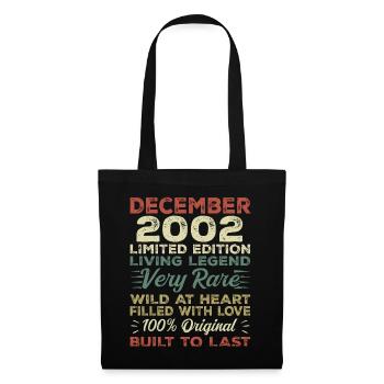 December 2002 - birthday December 2002 year - Tote Bag - black - Front