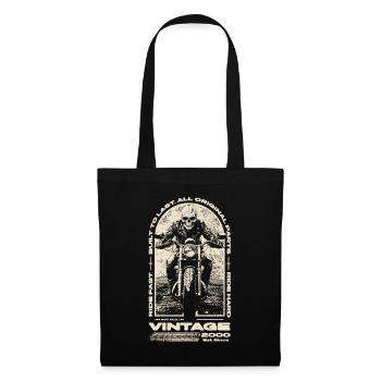 Vintage Motorcycle Bikers Motorbike Birthday 2000 - Tote Bag - black - Front