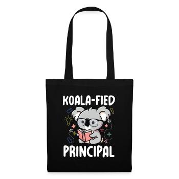 Koala-fied Principal - Stoffbeutel - Schwarz - Vorne