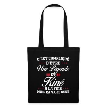A legend and physiotherapist - Tote Bag - black - Front