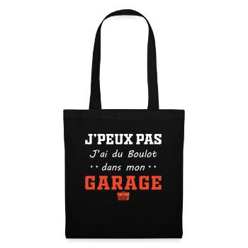 I can't I have a job at the handyman dad garage - Tote Bag - black - Front