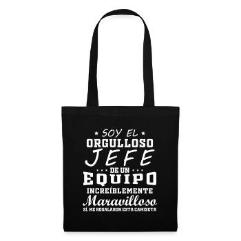 Plaisir pour le patron dans le bureau patron pride - Sac en tissu - noir - Devant