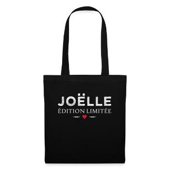 Humour Joëlle édition limitée Femme prénom Joëlle - Sac en tissu - noir - Devant