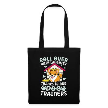 Thanks To Our Dog Trainers für einen Hundetrainer - Stoffbeutel - Schwarz - Vorne