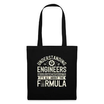 Understanding Engineers All About The Formula - Stoffbeutel - Schwarz - Vorne
