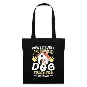 Pawsitively The Funniest Dog Trainers In Town - Stoffbeutel - Schwarz - Vorne