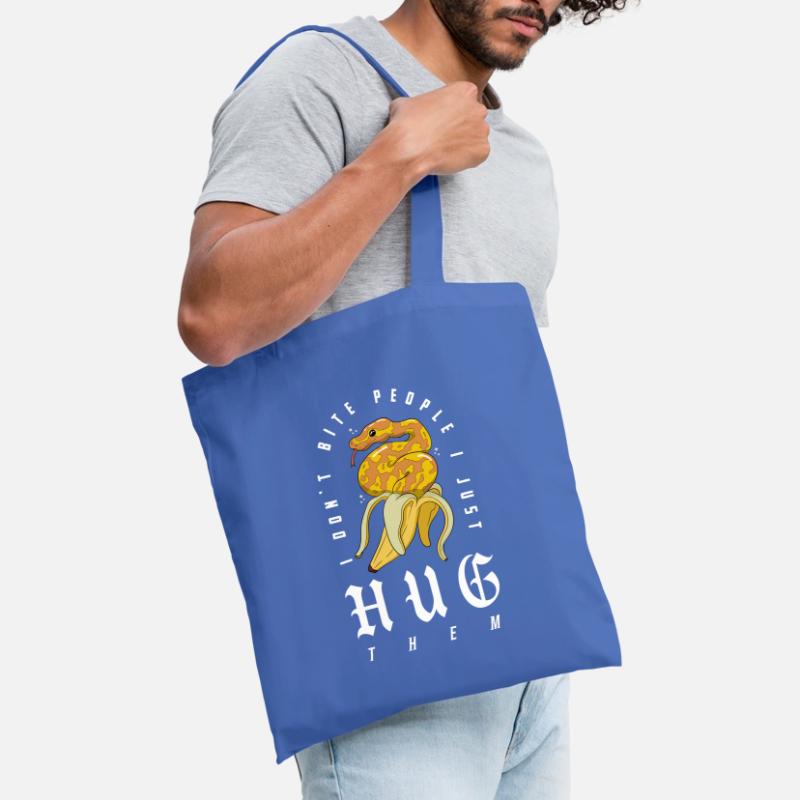 Ball Python Schlange Besitzer Banane Royal Python Stoffbeutel