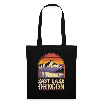 East Lake Oregon für Oregon Urlauber - Stoffbeutel - Schwarz - Vorne