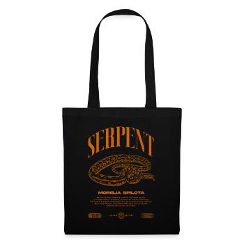 Carpet Python Modern Reptile Keeper Streetwear - Tote Bag - black - Front