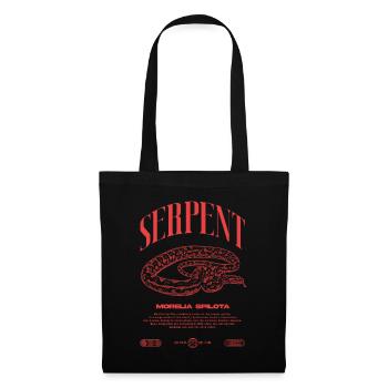 Carpet Python Modern Reptile Keeper Streetwear - Tote Bag - black - Front