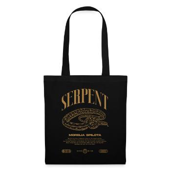 Carpet Python Modern Reptile Keeper Streetwear - Tote Bag - black - Front
