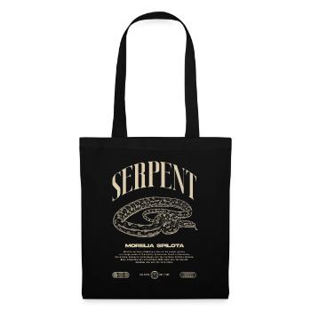 Carpet Python Modern Reptile Keeper Streetwear - Tote Bag - black - Front