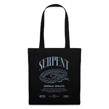 Carpet Python Modern Reptile Keeper Streetwear - Tote Bag - black - Front