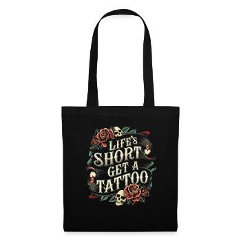 Tattoo Studio Tattoo Artist Tattoo Ideen - Stoffbeutel - Schwarz - Vorne
