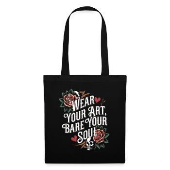 Tattoo Studio Tattoo Artist Tattoo Ideen - Stoffbeutel - Schwarz - Vorne