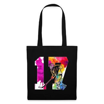 NUMBER 17 HOCKEY 17TH BIRTHDAY - Tote Bag - black - Front