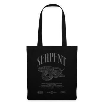 Gardien de reptiles python réticulé Streetwear - Sac en tissu - noir - Devant