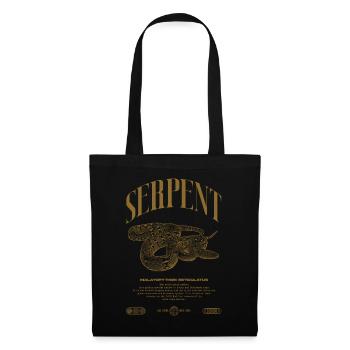 Gardien de reptiles python réticulé Streetwear - Sac en tissu - noir - Devant