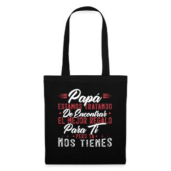 Father's Day Man Dad Daughter Son Gift Father - Tote Bag - black - Front
