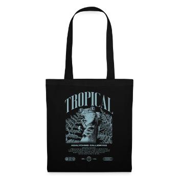 Grenouille arboricole aux yeux rouges Amphibien de la forêt tropicale - Sac en tissu - noir - Devant