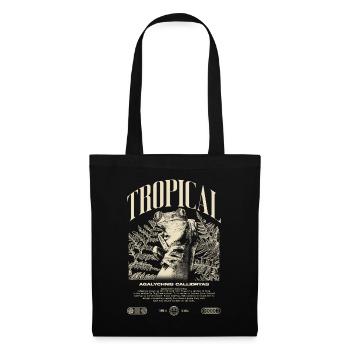 Grenouille arboricole aux yeux rouges Amphibien de la forêt tropicale - Sac en tissu - noir - Devant