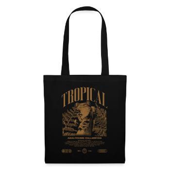 Grenouille arboricole aux yeux rouges Amphibien de la forêt tropicale - Sac en tissu - noir - Devant