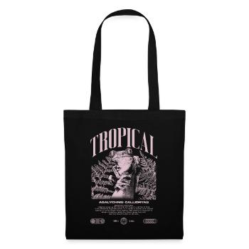 Grenouille arboricole aux yeux rouges Amphibien de la forêt tropicale - Sac en tissu - noir - Devant