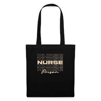 Infirmière de prison Infirmières médicales élégantes - Sac en tissu - noir - Devant