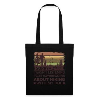 Experience hiking adventures with your dog - Tote Bag - black - Front