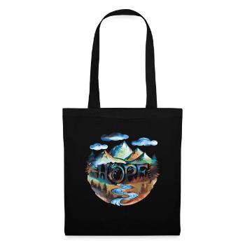 Hope On The Trails In The Countryside - Tote Bag - black - Front