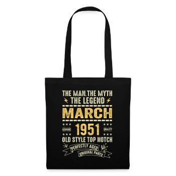 March 1951 Jubilee 1951 - Legends March 1951 - Tote Bag - black - Front
