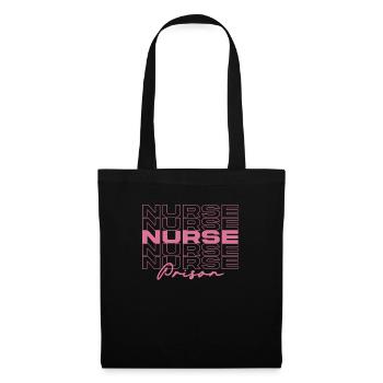 Infirmière de prison Infirmières médicales élégantes - Sac en tissu - noir - Devant