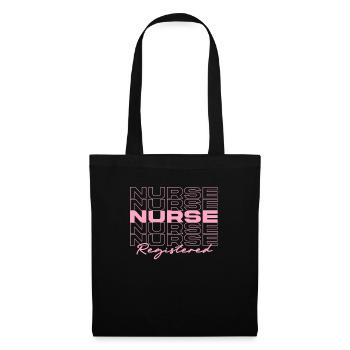 Infirmière autorisée Infirmières médicales élégantes - Sac en tissu - noir - Devant