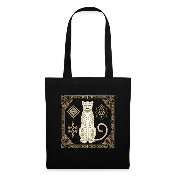 Cheetah Art: Elegance and Style in Golden - Tote Bag - black - Front