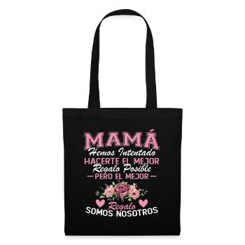 Mom but the best gift is us - Tote Bag - black - Front