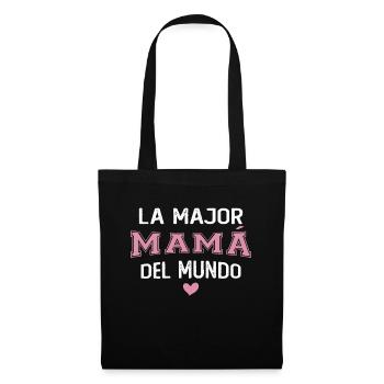 La meilleure maman du monde pour la fête des mères - Sac en tissu - noir - Devant