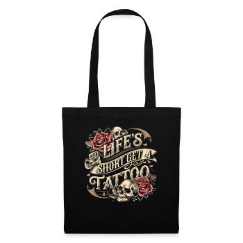 Tattoo Studio Tattoo Artist Tattoo Ideen - Stoffbeutel - Schwarz - Vorne