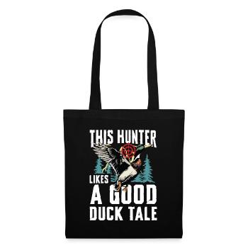Duck hunters shoot heavier loads flag - Tote Bag - black - Front