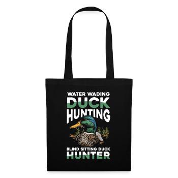 Duck hunters shoot heavier loads flag - Tote Bag - black - Front