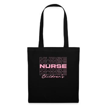 Infirmière pour enfants Infirmières médicales élégantes - Sac en tissu - noir - Devant