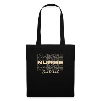 Infirmière de district Infirmières médicales élégantes - Sac en tissu - noir - Devant