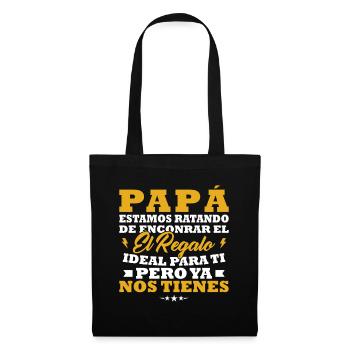 Dad, I've tried to find you the best gift - Tote Bag - black - Front