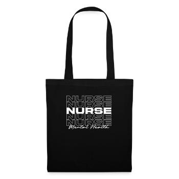 Infirmière en santé mentale Infirmières médicales élégantes - Sac en tissu - noir - Devant