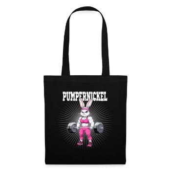 Pumpernickel Bunny Fitness Gym Musculation - Sac en tissu - noir - Devant