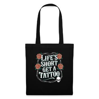 Tattoo Studio Tattoo Artist Tattoo Ideen - Stoffbeutel - Schwarz - Vorne
